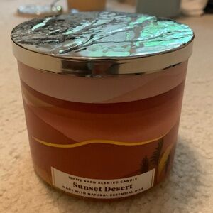 Bath & Body Works Sunset Desert candle (2022)